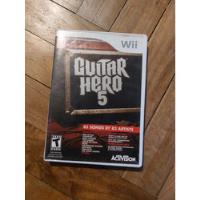 Wii Caja Y Manual De Juego Guitar Hero 5 Nintendo Wii segunda mano  Argentina