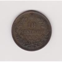 Moneda Italia 10 Centesimi Año 1866 Sin Letra Ceca, usado segunda mano  Argentina