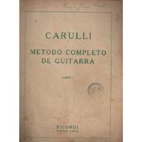 Metodo Completo De Guitarra Libro 1 Carulli segunda mano  Argentina