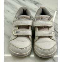 Zapatillas De Cuero Blanco Niños/as Nike Talle 23,5 (13cm.) segunda mano  Argentina