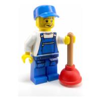 Lego Minifigure Serie 9 #16 Plumber Original 71000-16 segunda mano  Argentina
