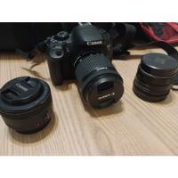  Canon T5i + Lente 18-55mm + Lente 50mm + Macro Analog Dslr segunda mano  Argentina