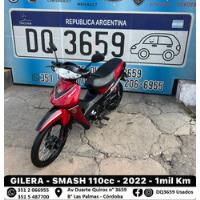 Aa Moto Gilera Smash 110cc Año 2022 1mil Km segunda mano  Argentina