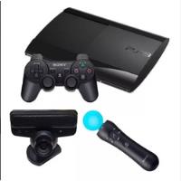 Sony Playstation 3 Super Slim 500gb  Con Mandos Y Cámara segunda mano  Argentina