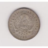 Moneda Argentina 50 Ctvs Año 1883 Plata Excelente + segunda mano  Argentina