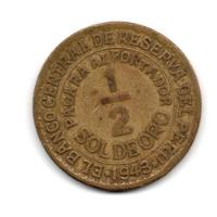 Peru Moneda 1/2 Sol De Oro Año 1943 Km#220.4 segunda mano  Argentina