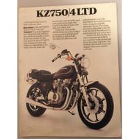Folleto Kawasaki - Kz 750 Ltd  segunda mano  Argentina