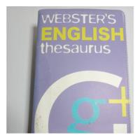 Webster's English Thesaurus Dictionary, Inglés,de Bolsillo segunda mano  Argentina