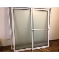 Mampara De Ducha En Aluminio Y Vidrio Esmerilado Como Nueva! segunda mano  Argentina