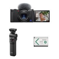 Camara Sony Zv1 Vlog 4k (negra) + Grip Bluetooth + 1 Batería segunda mano  Argentina