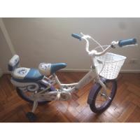 Bicicleta Infantil Nena Con Canasto. Rodado 16. Poco Uso., usado segunda mano  Argentina