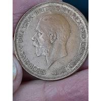 Moneda Inglaterra One Penny  1929 Km#810 Ref 481 Libro 3 segunda mano  Argentina