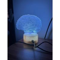 Lámpara Led 3d Cerebro. 16 Colores. A Control Remoto., usado segunda mano  Argentina