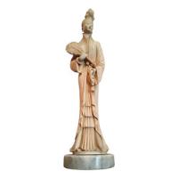 Estatua Antigua Escultura Marfilina China Original Impecable segunda mano  Argentina