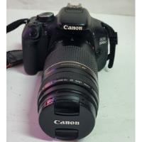 Camara Canon Eos 600d + Lente 75-300 Ultrasonic Oportunidad segunda mano  Argentina