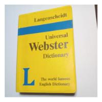 Langenscheidt Universal Webster Dictionary, Inglés,impecable segunda mano  Argentina
