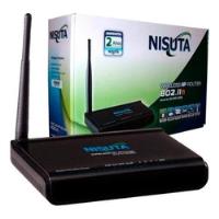 Usado, Nisuta Wireless Router 802 Con Cable Adls Incluido segunda mano  Argentina