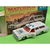 Matchbox King Size K23 Mercury Police Car 1964 C/caja Origin, usado segunda mano  Argentina