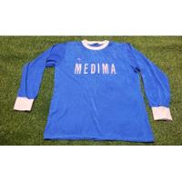 Vieja Camiseta De Futbol # 5 Azul Mangas Largas , usado segunda mano  Argentina