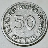 Moneda 50 Pfennig Bank Deutsches Lander 1949 J Germany  segunda mano  Argentina