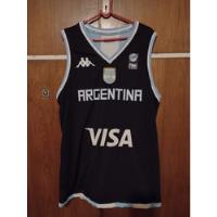 Camiseta De Básquet De La Selección Argentina 2014 Reversib segunda mano  Argentina
