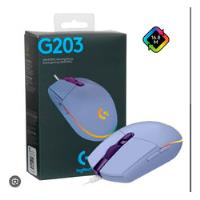 Usado, Mouse Gamer De Juego Logitech G203 Lila segunda mano  Argentina