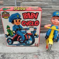 Antiguo Triciclo Baby Cyclo Policia Vispa Halcon Cuerda, usado segunda mano  Argentina