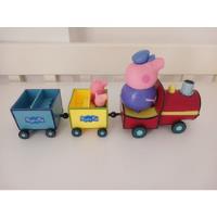 Tren Peppa Pig: Peppa Y George (removibles) Y Abuelo (fijo), usado segunda mano  Argentina