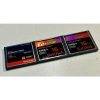 Tres Tarjetas Compactflash De 16gb Sandisk Extreme Pro segunda mano  Argentina
