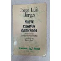 Nueve Ensayos Dantescos - Jorge Luis Borges - Austral - 1982 segunda mano  Argentina