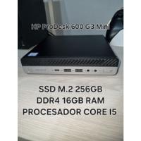 Pc Prodesk 600 G3 Mini. Ssd256gb // 16gb // Core I5 segunda mano  Argentina