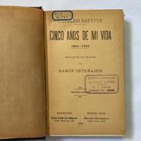 Alfredo Dreyfus.cinco Años De Mi Vida 1894-99 + Fotograbados segunda mano  Argentina