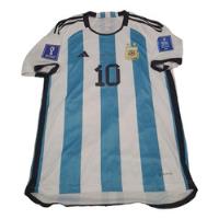 Camiseta Argentina Messi Final 2022 Vs Francia Talle L Usada, usado segunda mano  Argentina