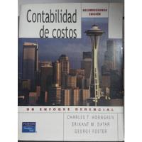 Contabilidad De Costos Un Enfoque Gerencial Ed. 12 Horngren segunda mano  Argentina