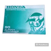 Manual De Usuario Honda Transalp Xl 600 V Año 1990 segunda mano  Argentina