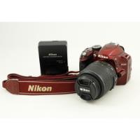 Nikon Kit D3200 + Lente 18-55mm Vr Dslr Color  Rojo  segunda mano  Argentina