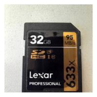 Tarjeta Memoria Lexar Pro 633x Sdhc Memory Card 32gb, usado segunda mano  Argentina