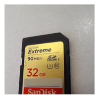 Memoria Sandisk Extreme Sdhc 32gb Clase 10 V30 U3 90mb/s segunda mano  Argentina