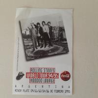 Calcomania Original Rolling Stones Año 1995 E  Argentina   segunda mano  Argentina