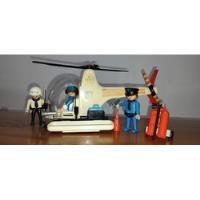Usado, Helicoptero Policia Vintage Playmobil 9748 - Completo segunda mano  Argentina