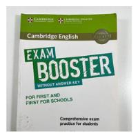 Cambridge English Exam - Booster For First And First For Sch segunda mano  Argentina