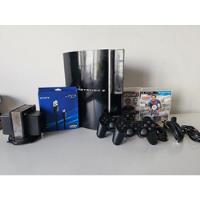 Playstation 3 Fat 80gb + 2 Controles, Cargador Y Cables segunda mano  Argentina