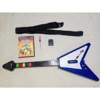 Guitarra Inalámbrica Ps2+juego Guitar Hero+accesorios, usado segunda mano  Argentina
