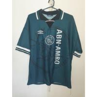 Camiseta Ajax Amsterdam Umbro Vintage Verde 1995 10 Litmanen segunda mano  Argentina