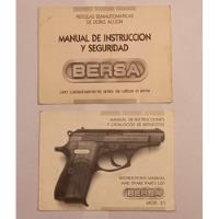 Manual De Instrucciones Pistola Bersa Modelo 23 segunda mano  Argentina