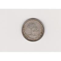Moneda Guatemala 5 Centavos Año 1949 Plata Muy Bueno + segunda mano  Argentina