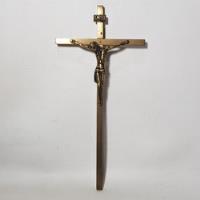 Antiguo Crucifijo De Bronce Y Alpaca Mag 59433 segunda mano  Argentina