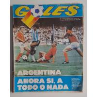 Revista Goles N° 1746 Argentina Belgica Mundial España 82 segunda mano  Argentina