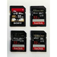 4 Tarjetas De Memoria Sd 32gb Sandisk / Sony - C/u 25k segunda mano  Argentina