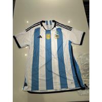 Camiseta Argentina 3 Estrellas - Heat Dry -tela De Juego L segunda mano  Argentina